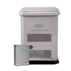 Briggs & Stratton 040742 PowerProtect 13kW Standby Generator with 100-Amp 16-Circuit Transfer Switch