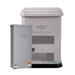 Briggs & Stratton 040743 PowerProtect 13kW Standby Generator with 200-Amp SE Transfer Switch + Symphony Choice Kit