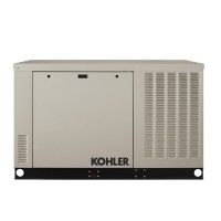 Kohler 24kW Liquid Cooled (120/240V 1-Phase) Standby Generator + Block Heater | 24RCLA-QS50